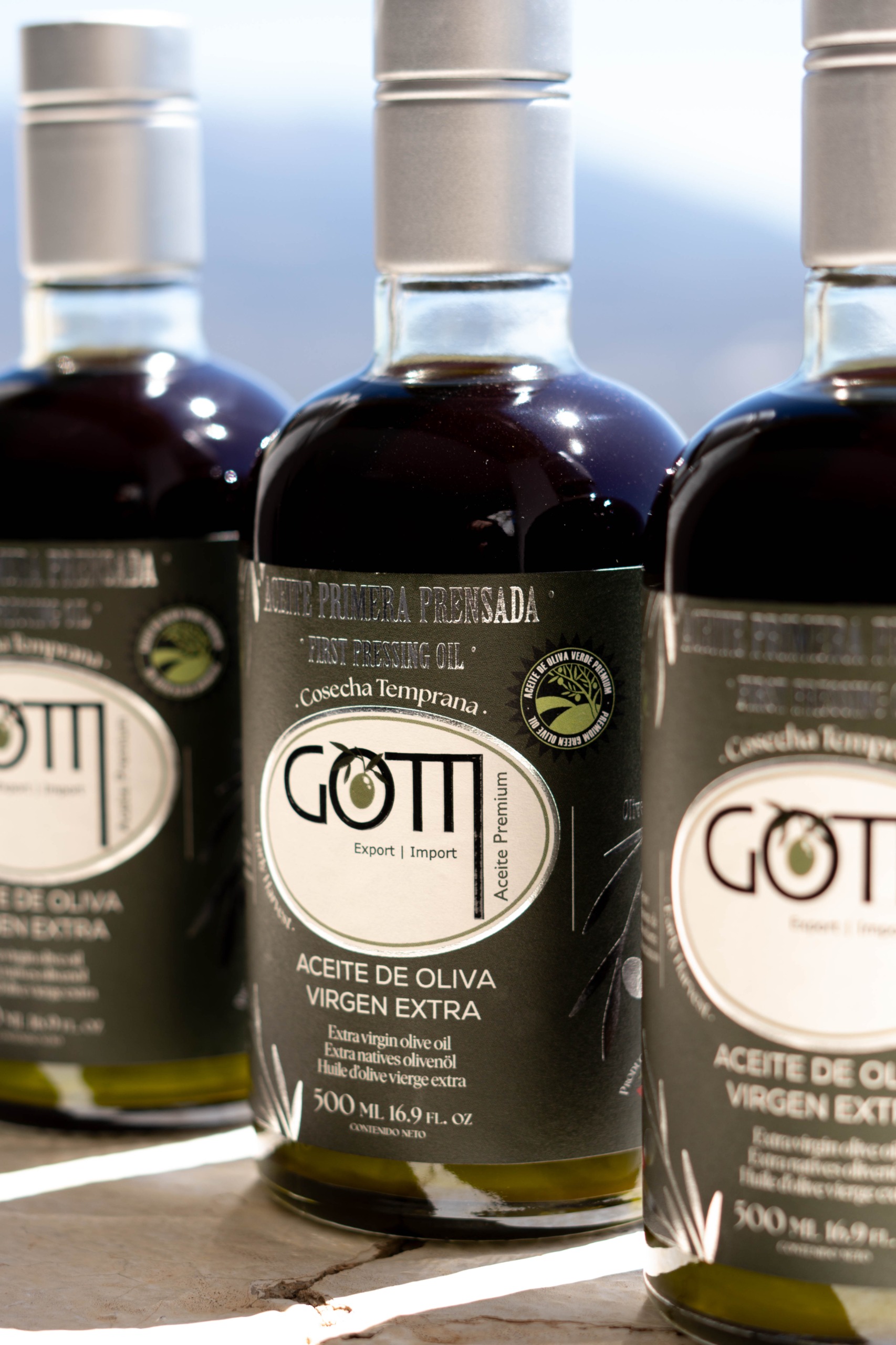 Gotti Gourmet professional bottles